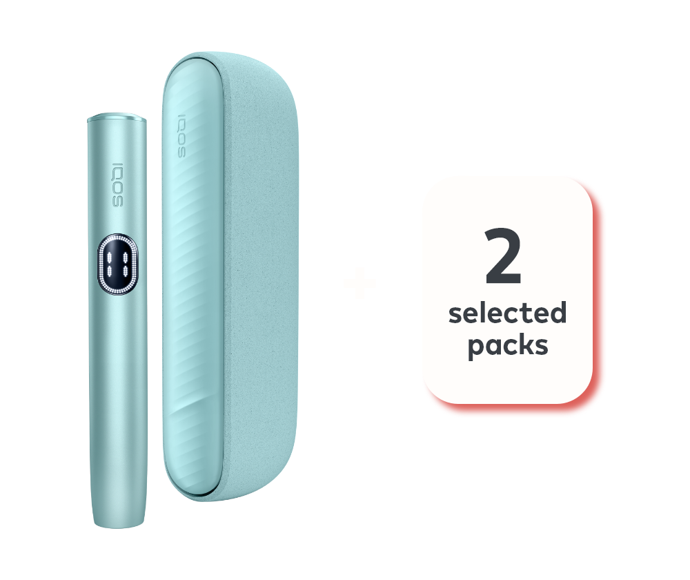IQOS ILUMA ONE ir 2 pasirinkti pakeliai